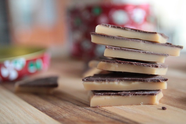 chocolate covered apple cider toffee