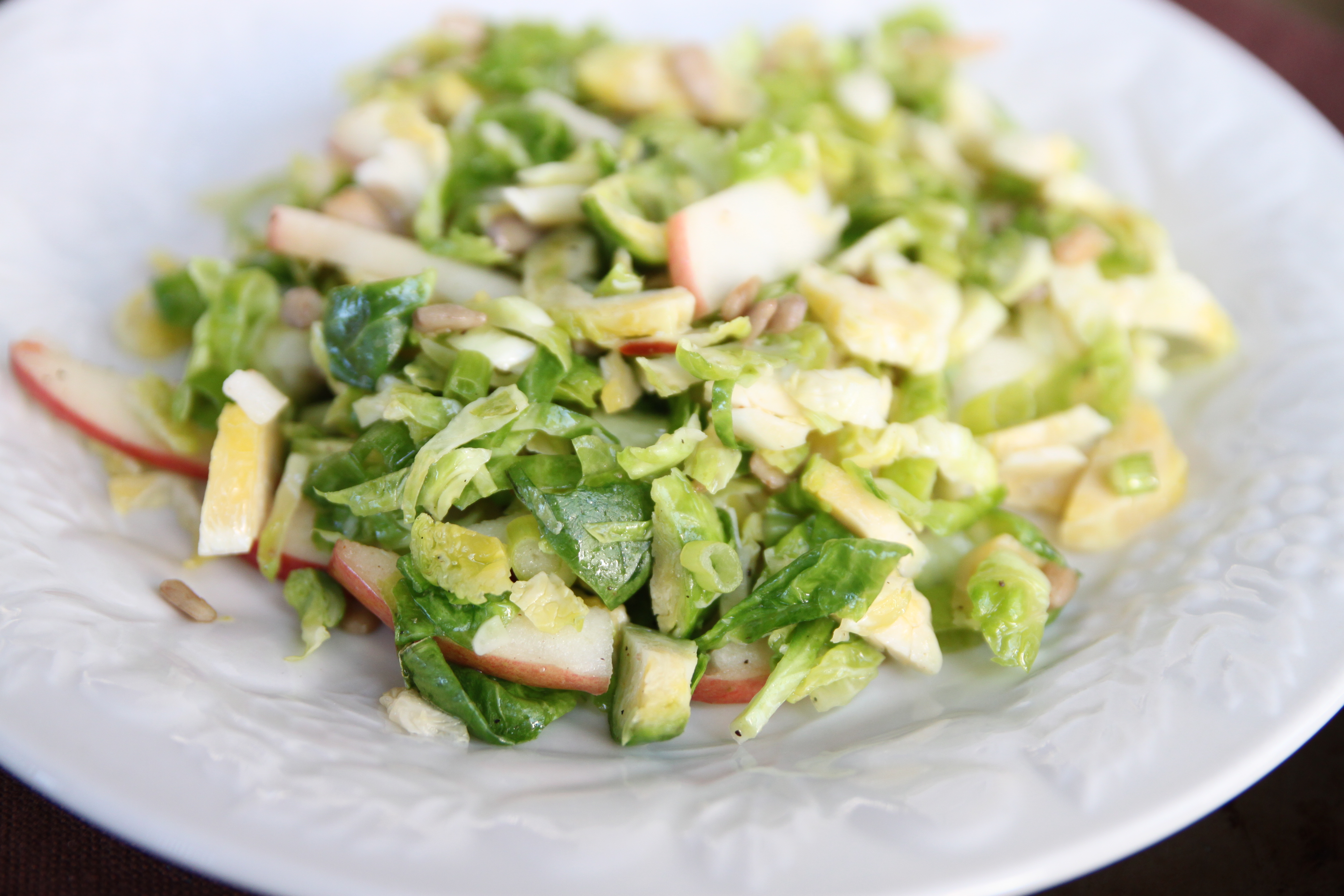 Apple and Brussel Sprout Salad – Bran Appetit