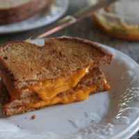 hummus grilled cheese