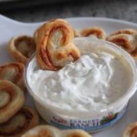 Pepperoni Pizza Hummus Palmiers